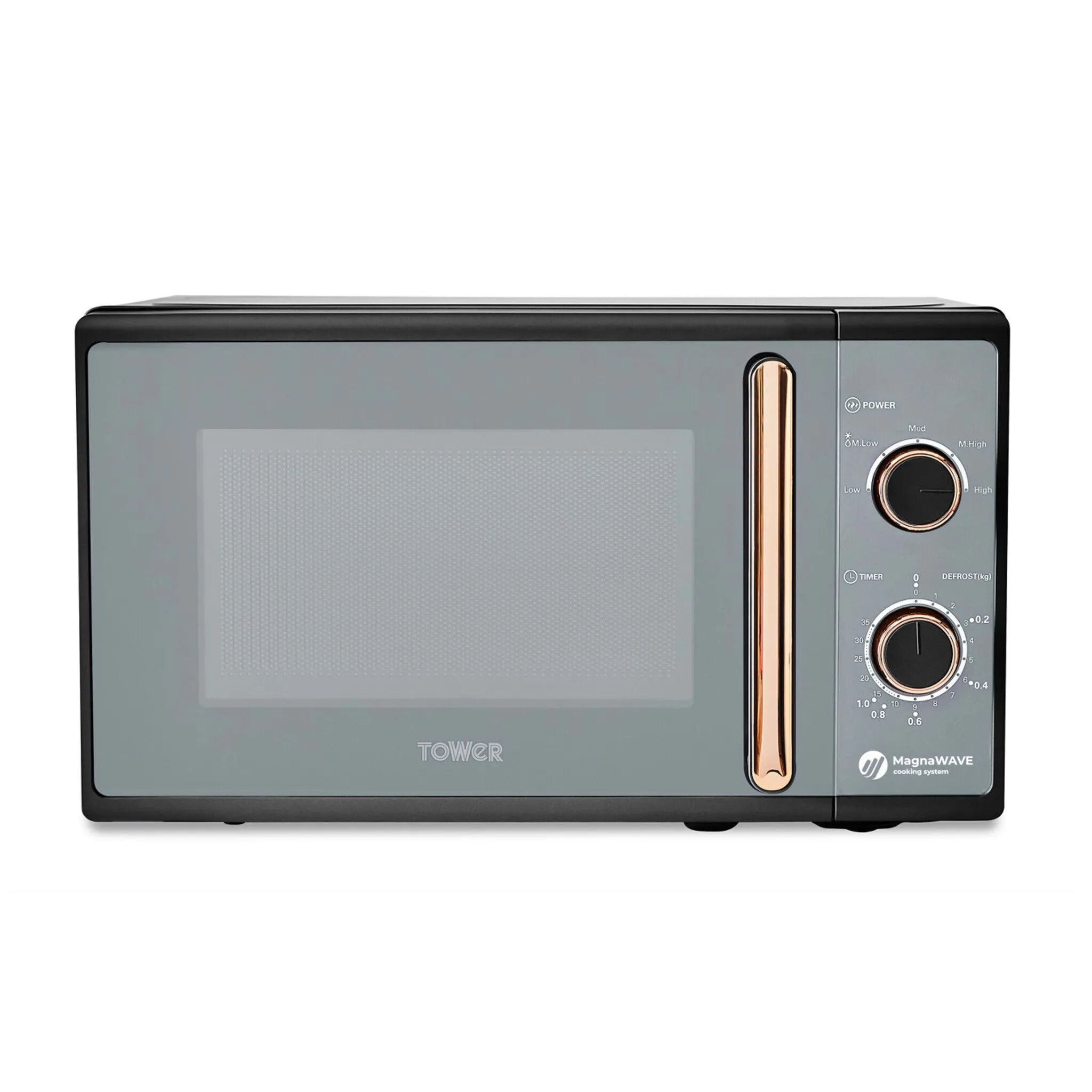 Tower Cavaletto 20L Manual Microwave - Black