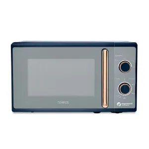 Tower Cavaletto 20L Manual Microwave - Midnight blue