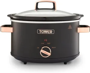 Tower Cavaletto 3.5L Slow Cooker- Black