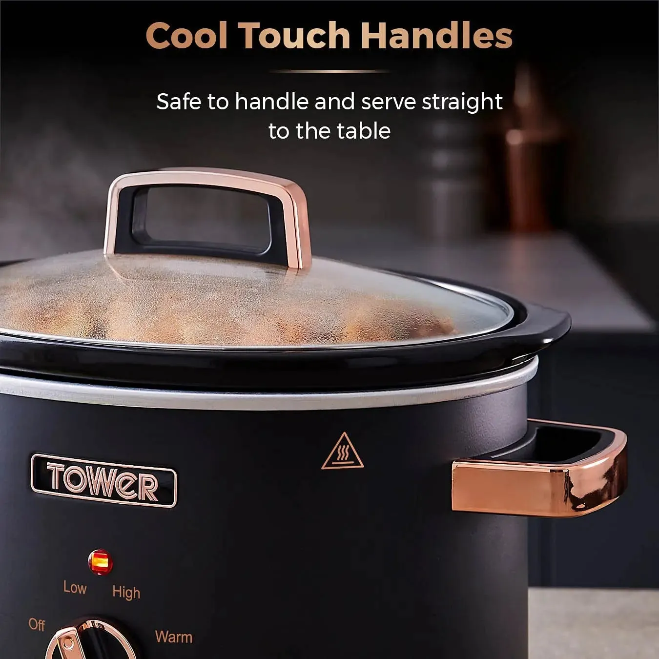 Tower Cavaletto 3.5L Slow Cooker- Black