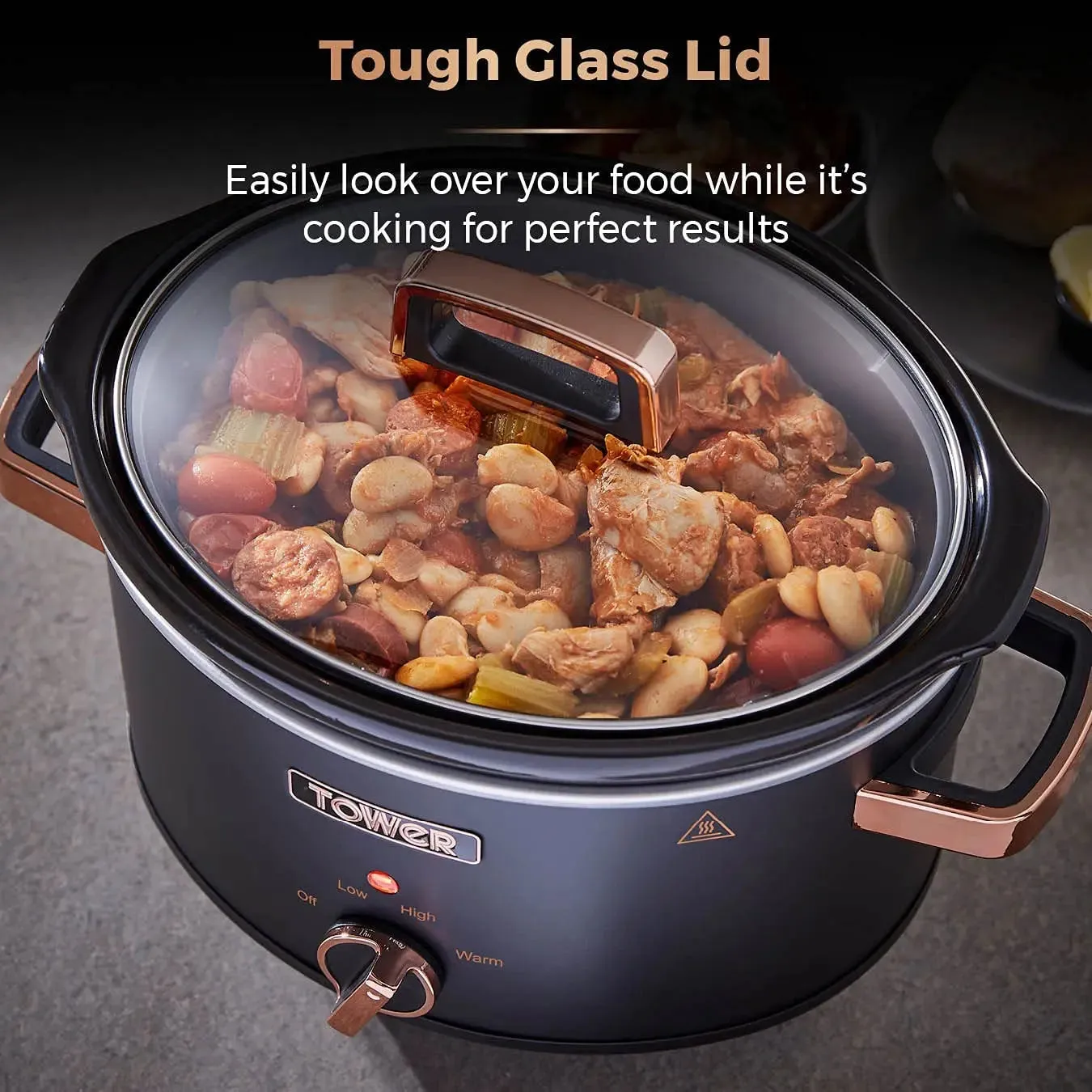 Tower Cavaletto 3.5L Slow Cooker- Black