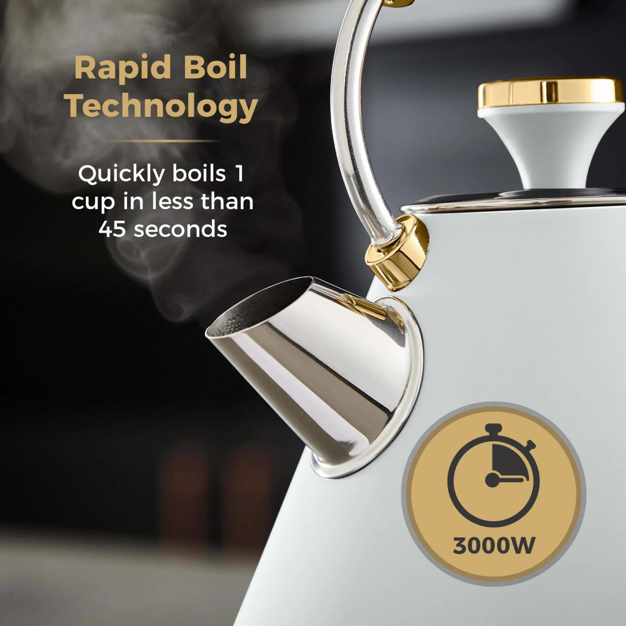 Tower Cavaletto 3KW 1.7 Litre Pyramid Kettle