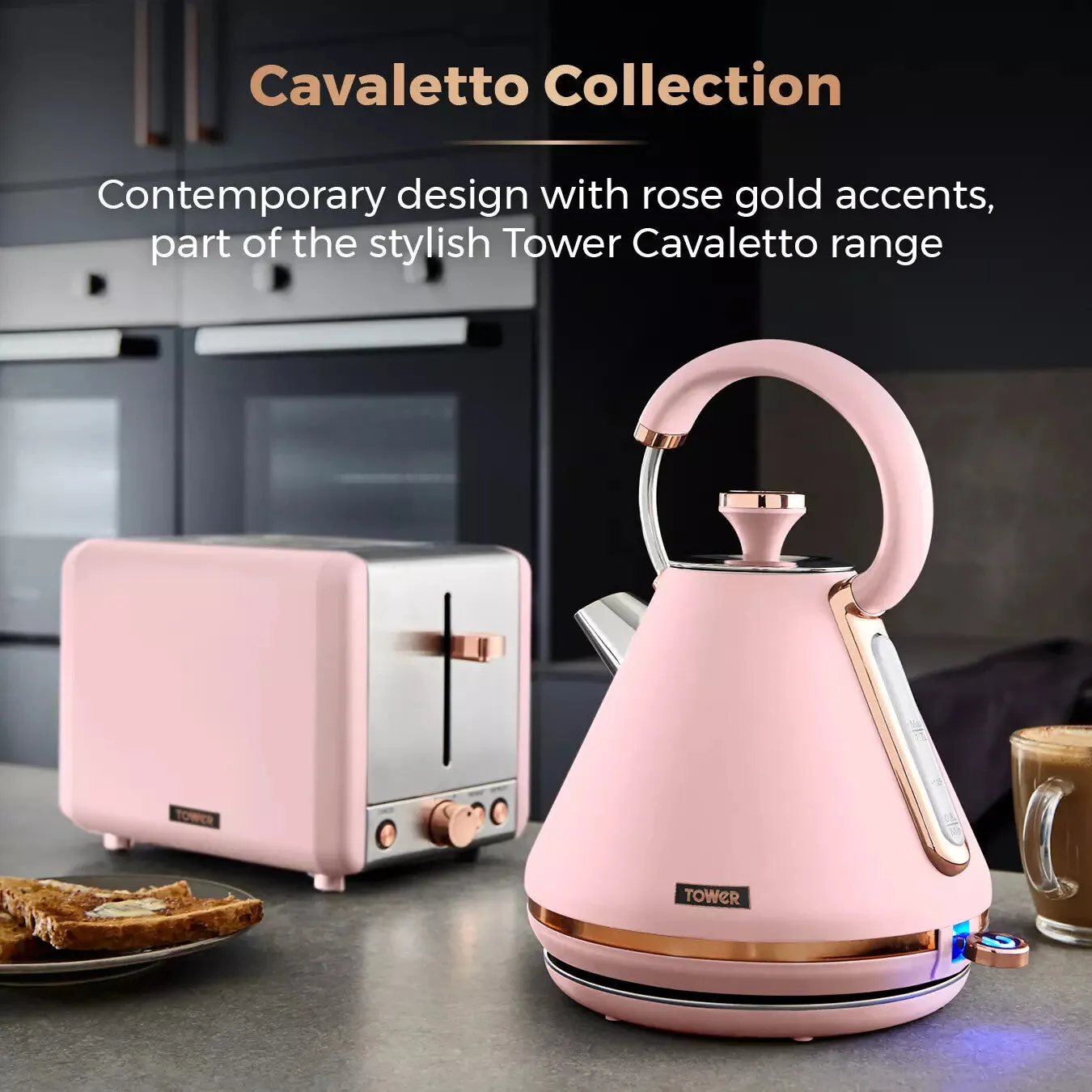 Tower Cavaletto 3KW 1.7 Litre Pyramid Kettle