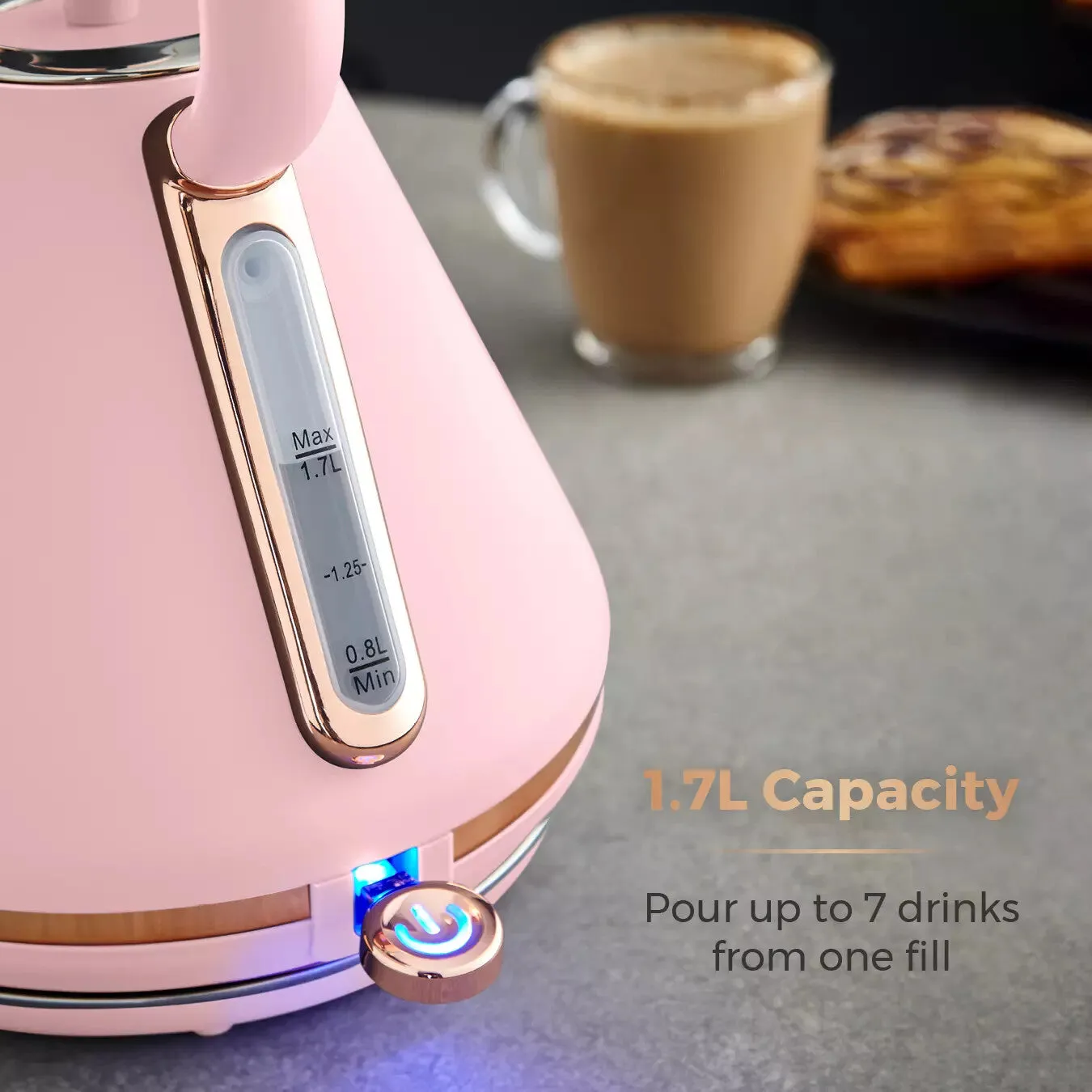 Tower Cavaletto 3KW 1.7 Litre Pyramid Kettle