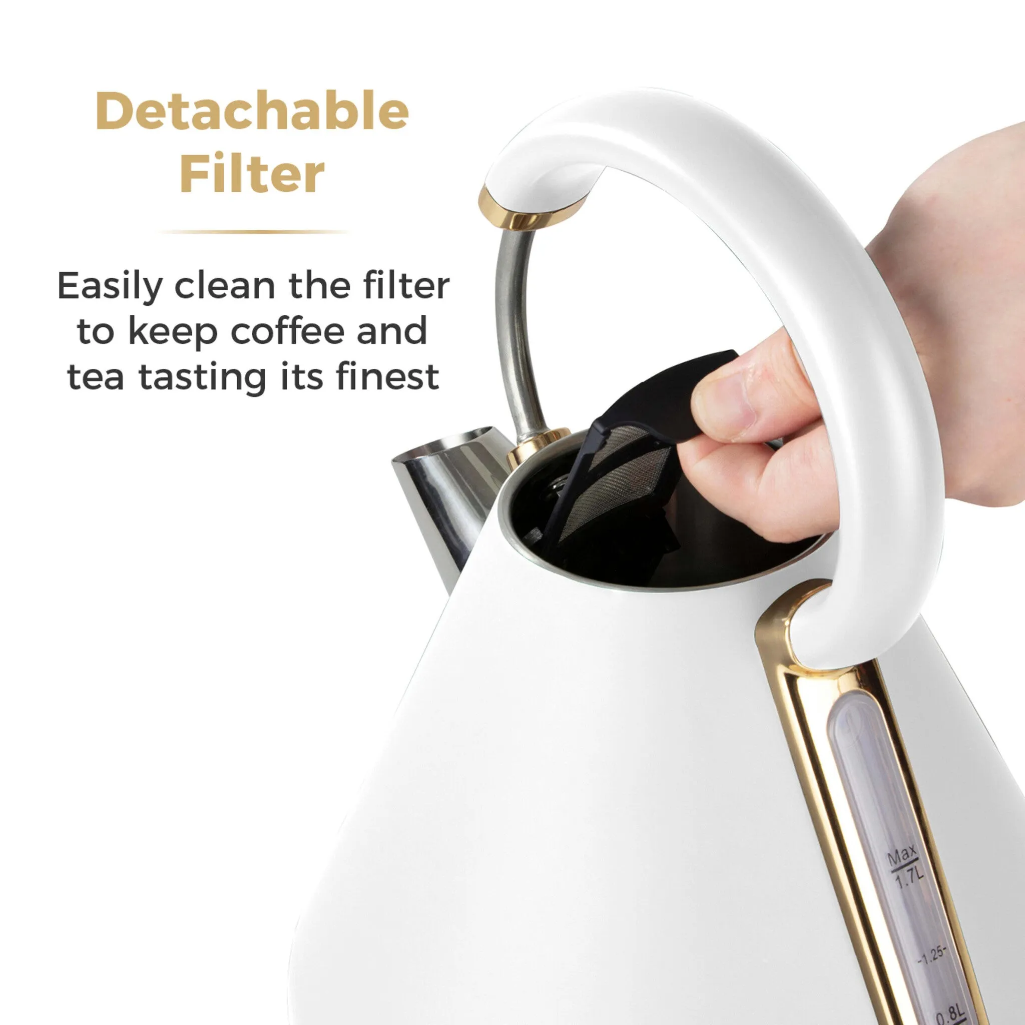 Tower Cavaletto 3KW 1.7 Litre Pyramid Kettle