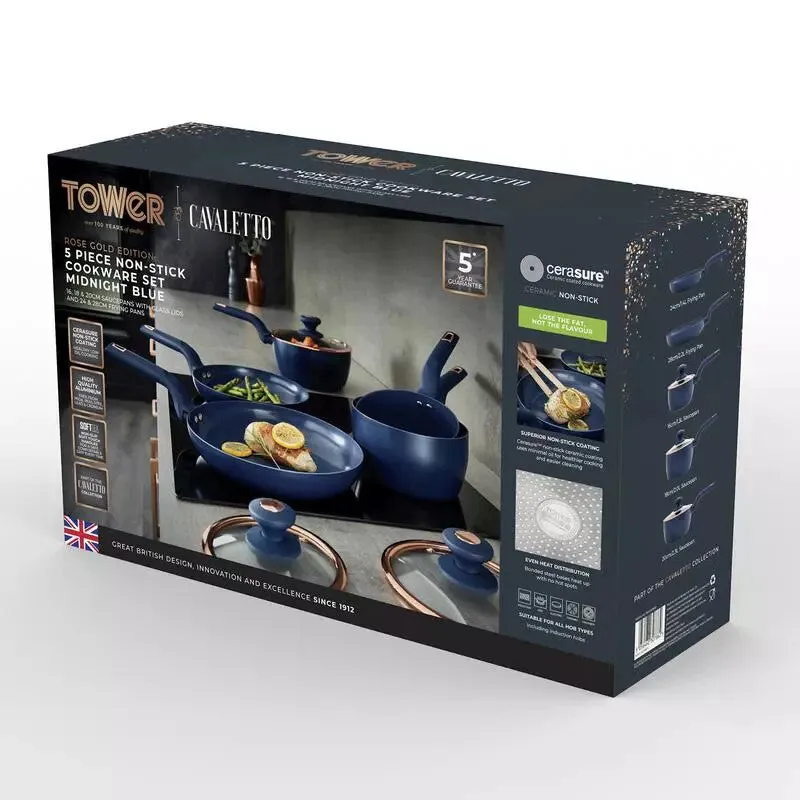 Tower Cavaletto pan set 5 pc(s)