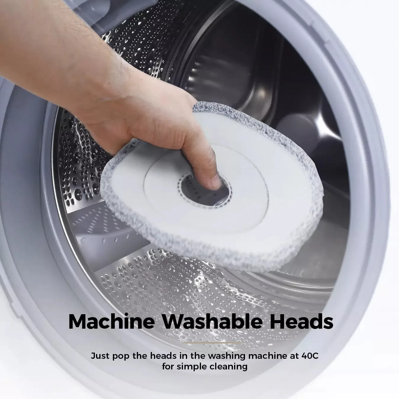 Tower Duo Compact Spin Mop - Latte