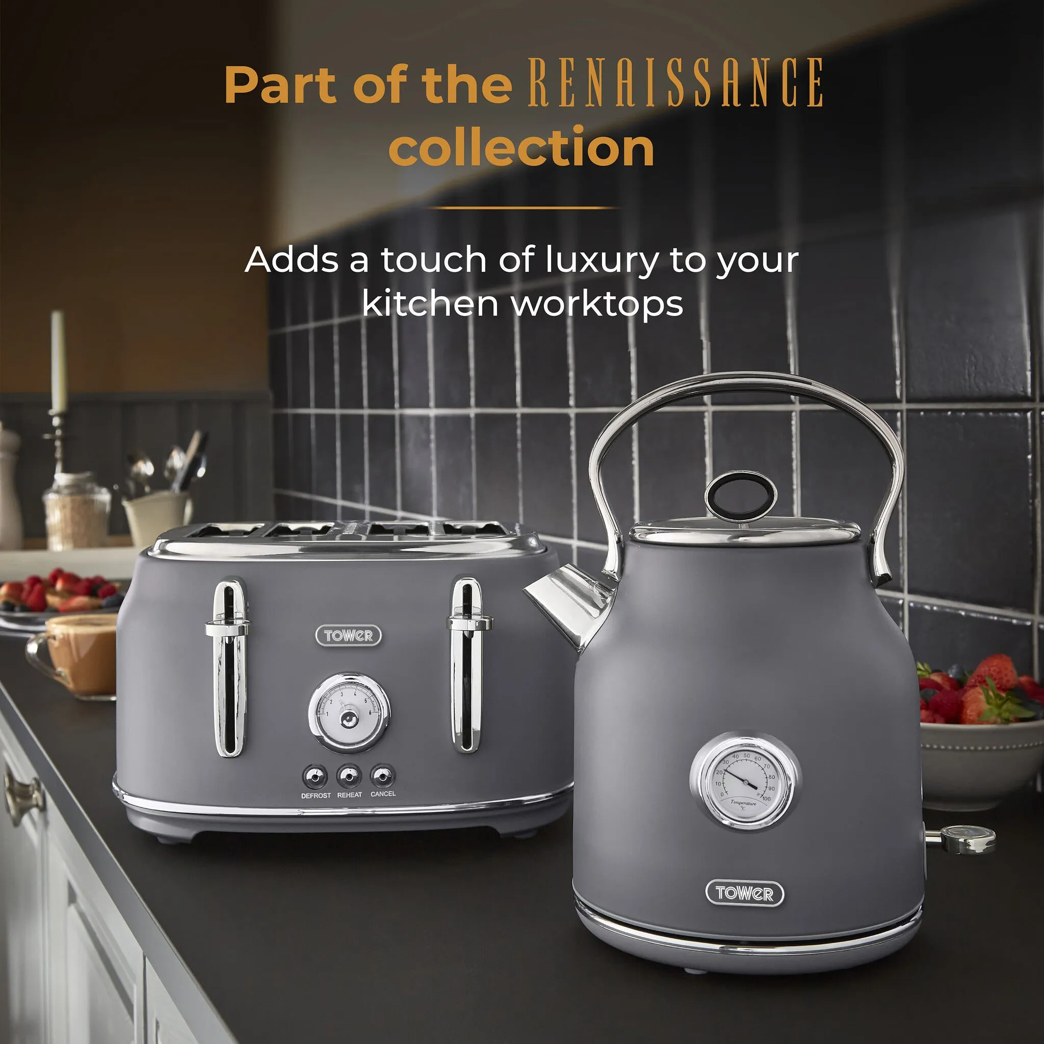 Tower Renaissance 1.7 Litre 3KW Kettle