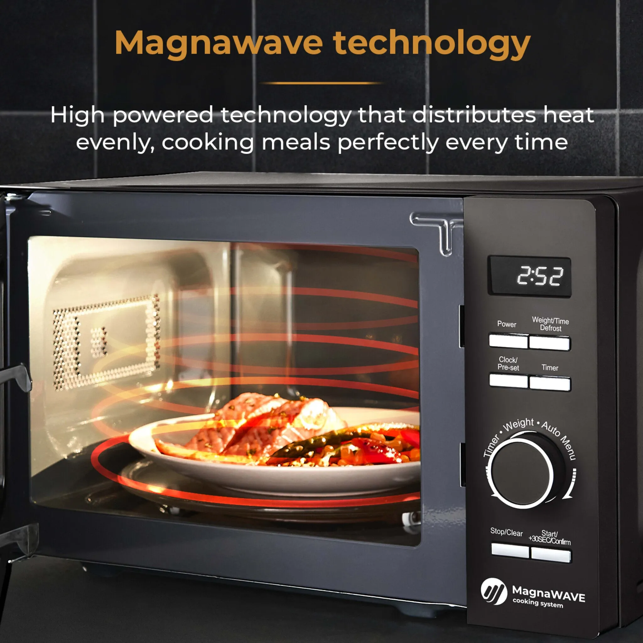 Tower Renaissance 20L Microwave - Black