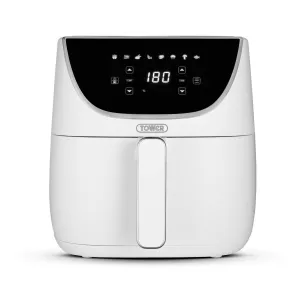 Tower T17127WHT fryer Single 6 L Stand-alone 1700 W Hot air fryer White