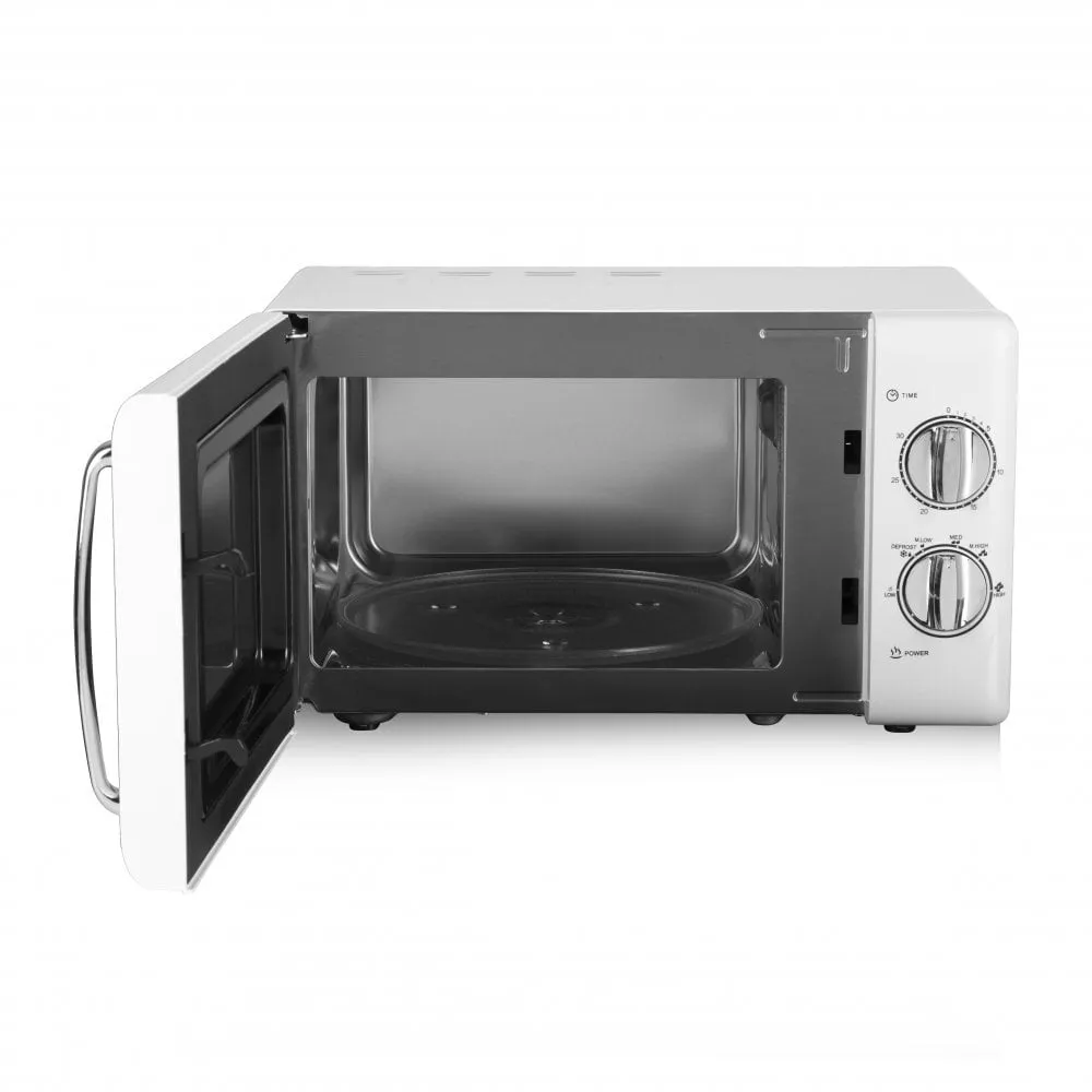 Tower T24017 microwave Stainless steel, White Solo microwave Countertop 20 L 800 W