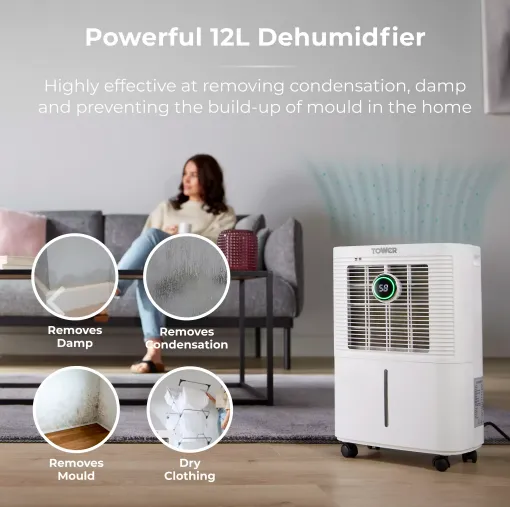Tower T674003 12 Litre Dehumidifier