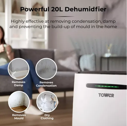 Tower T674004 20 Litre Dehumidifier