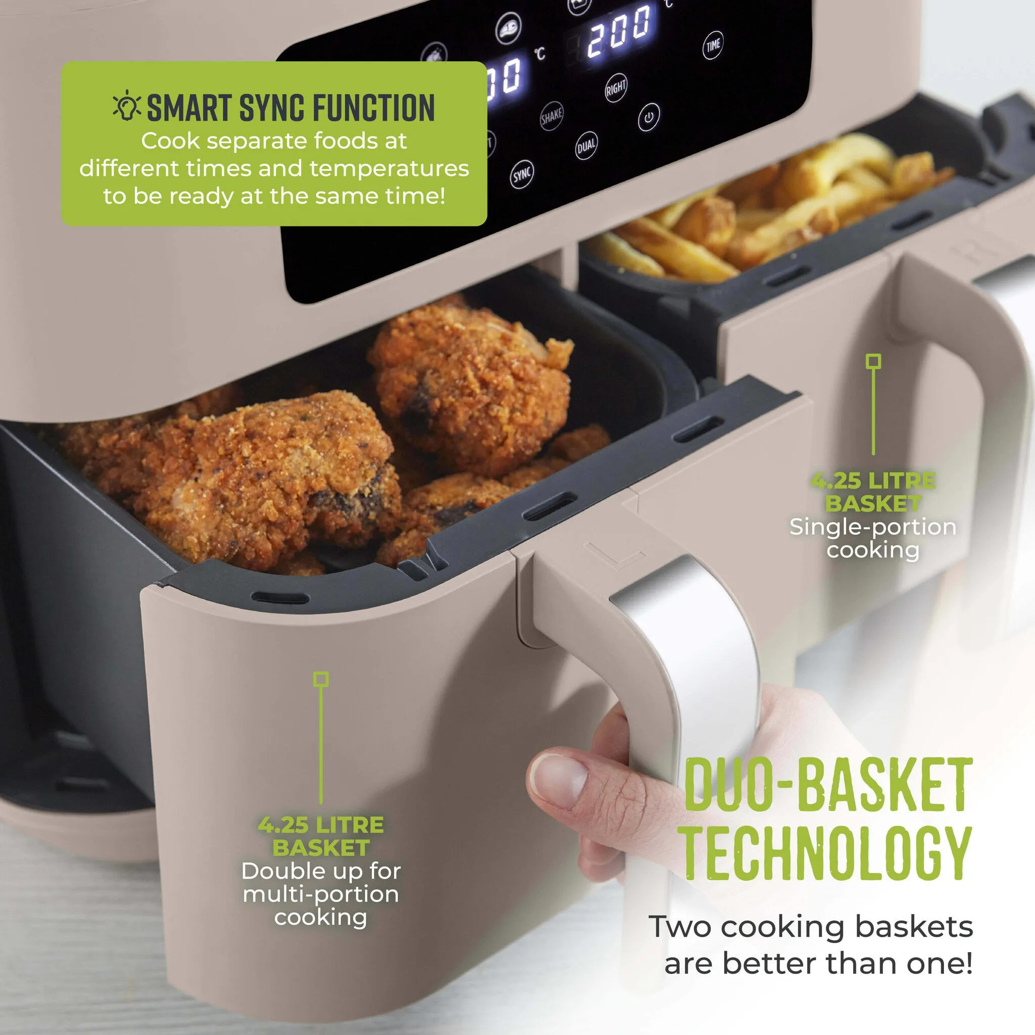 Tower Vortx 8.5L Dual Basket Air Fryer