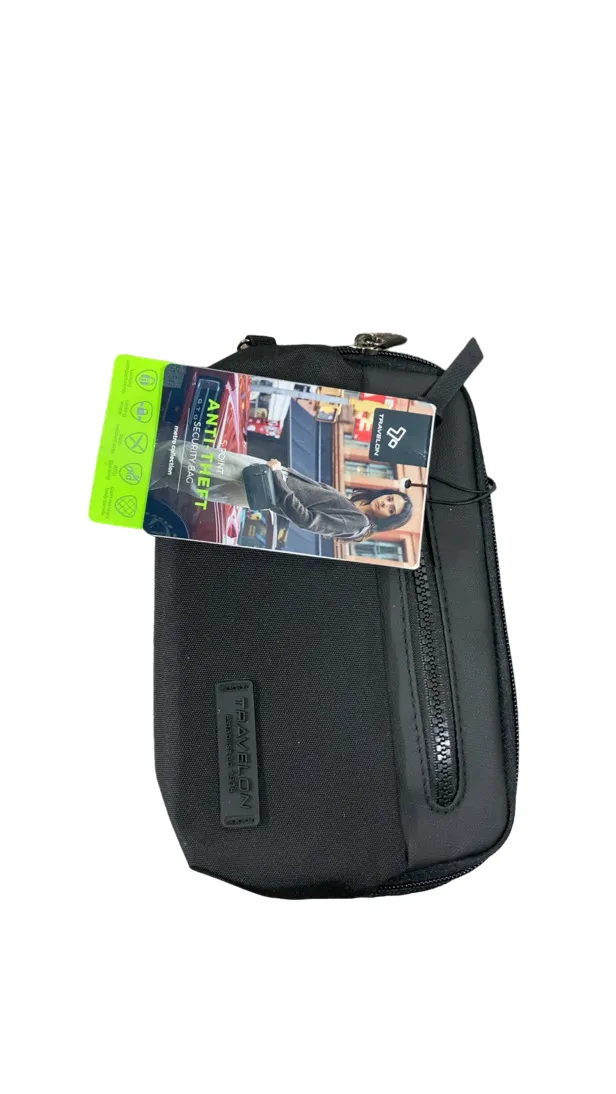 Travelon Anti-Theft Metro Convertible Small Crossbody Bag, Black