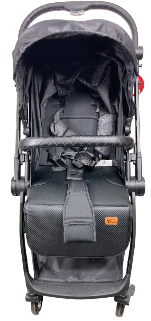 Trenana 2-in-1 Convertible Baby Stroller with Bassinet Mode, Black, 2024