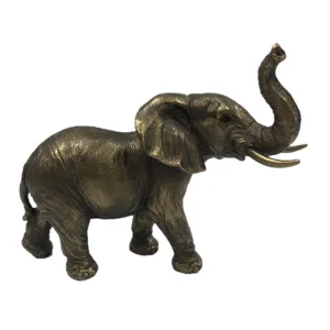 TRUNK UP ELEPHANT FIGURINE