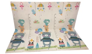 UANLAUO Foldable Baby Play Mat, Bear/Birthday, 79in x 71in