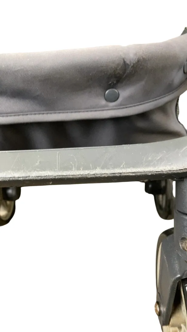 UPPAbaby CRUZ Stroller Frame, 2019, Saddle Leather, Silver