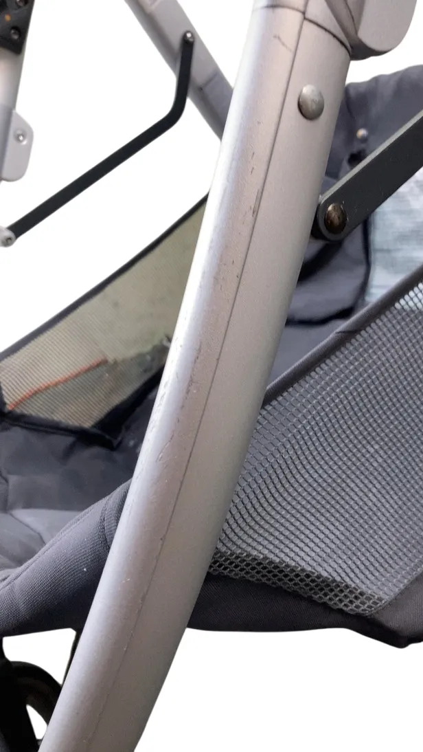 UPPAbaby CRUZ Stroller Frame, 2019, Saddle Leather, Silver