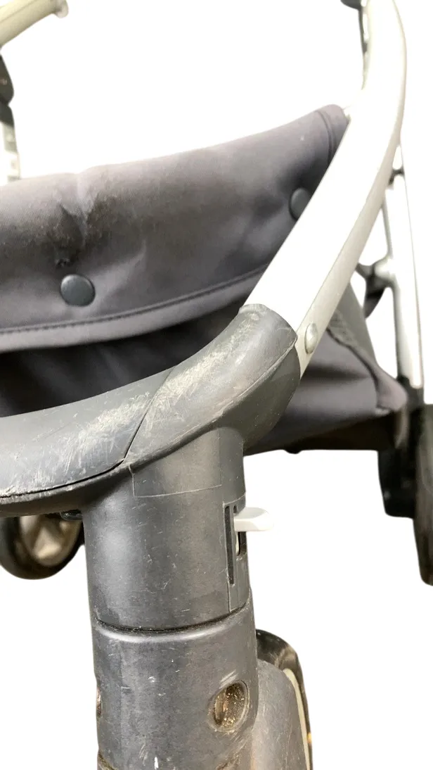 UPPAbaby CRUZ Stroller Frame, 2019, Saddle Leather, Silver