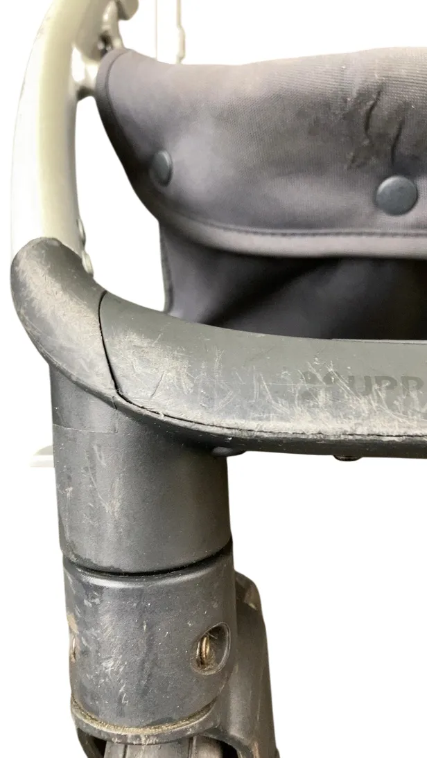 UPPAbaby CRUZ Stroller Frame, 2019, Saddle Leather, Silver
