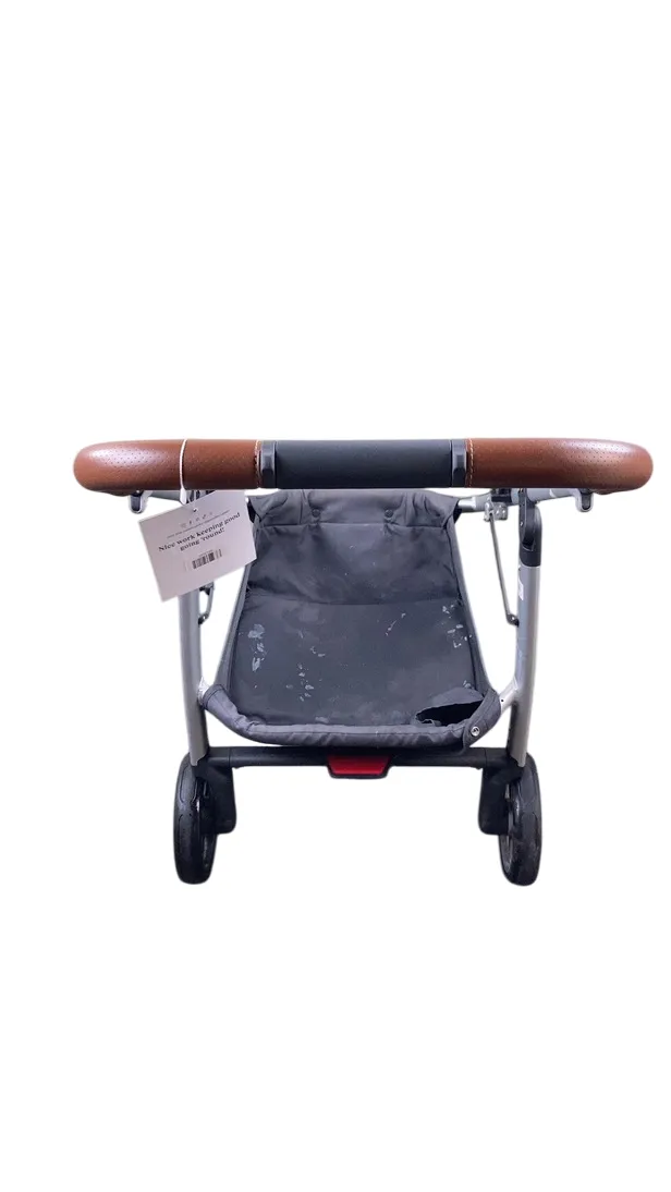 UPPAbaby CRUZ Stroller Frame, 2019, Saddle Leather, Silver