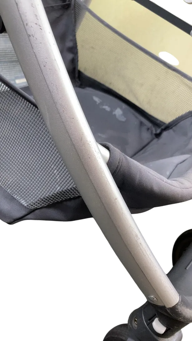 UPPAbaby CRUZ Stroller Frame, 2019, Saddle Leather, Silver