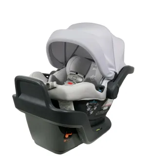 UPPAbaby MESA MAX Infant Car Seat and Base, 2023, DualTech Anthony White and Grey Chenille