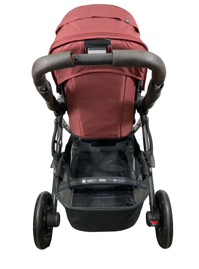 UPPAbaby VISTA V2 Stroller, 2022, Lucy (Rosewood Melange)