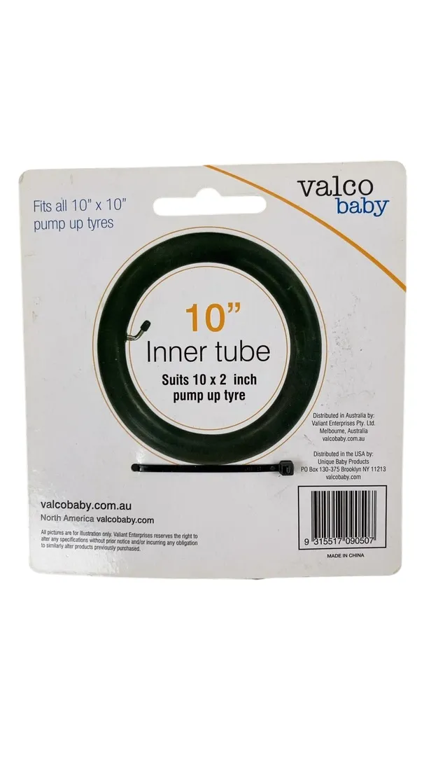 Valco Baby Inner Tube for Air Tire, 10"x2"