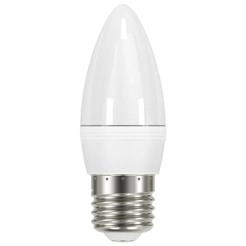 Venture Lighting DOM078 E27 LED Frosted Candle Bulb 2700k Warm White 5.4w
