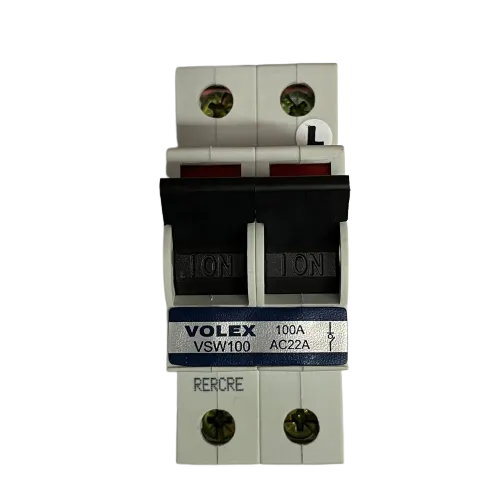 Volex VSW100 100A AC22A Double Pole Main Switch