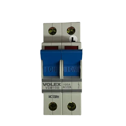 Volex VSW100 100A AC22A Double Pole Main Switch