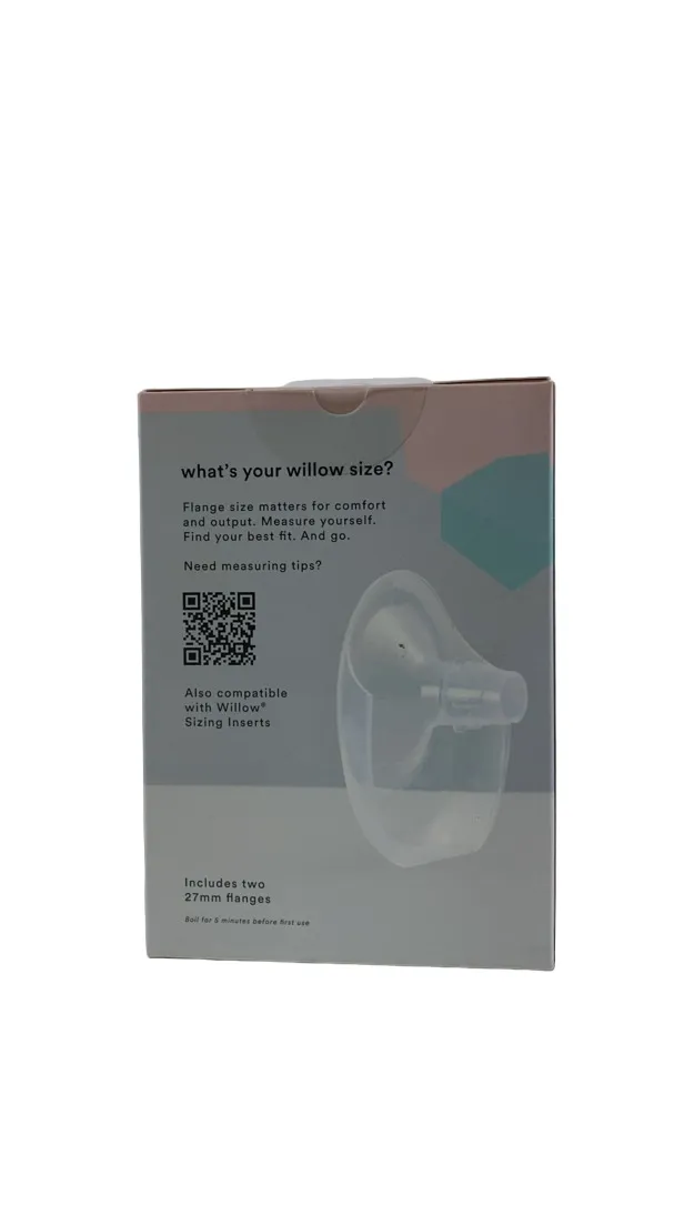 Willow Breast Pump Flanges, 27mm, GO