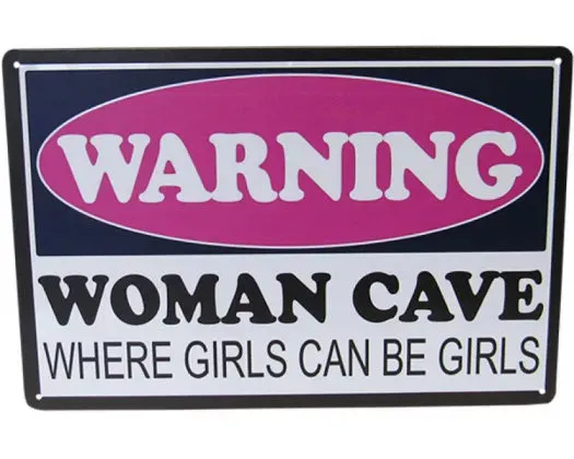 WOMAN CAVE-A4 WALL ART