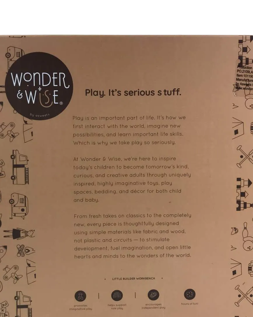 Wonder and Wise Little Builder Workbench