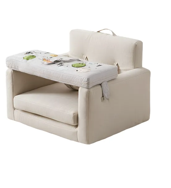 Wonder and Wise Rolling Along Square Chair, Oat