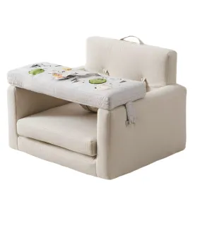 Wonder and Wise Rolling Along Square Chair, Oat