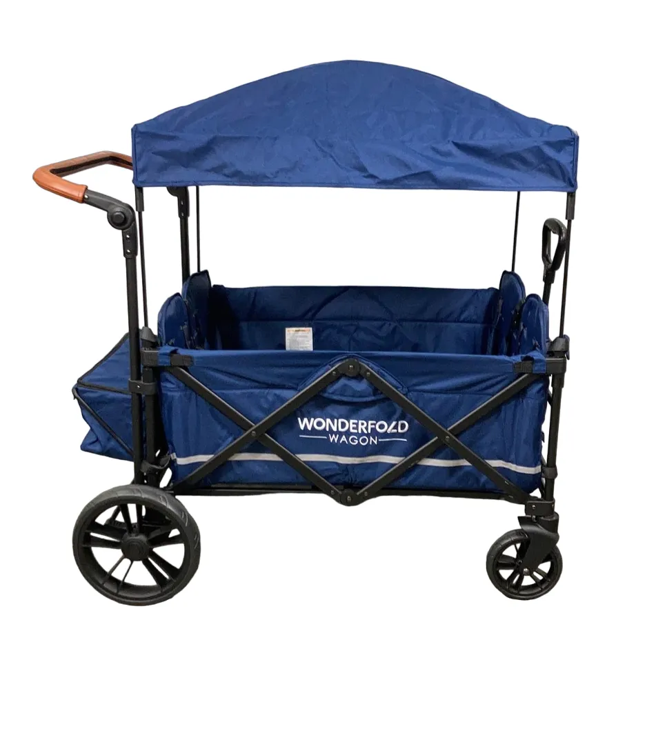 Wonderfold X4 Push & Pull Quad Stroller, Navy, 2023