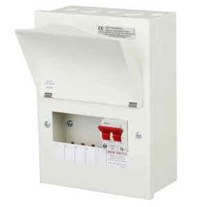 Wylex Metal 5 Way Consumer Unit 100A C/W/ SPD