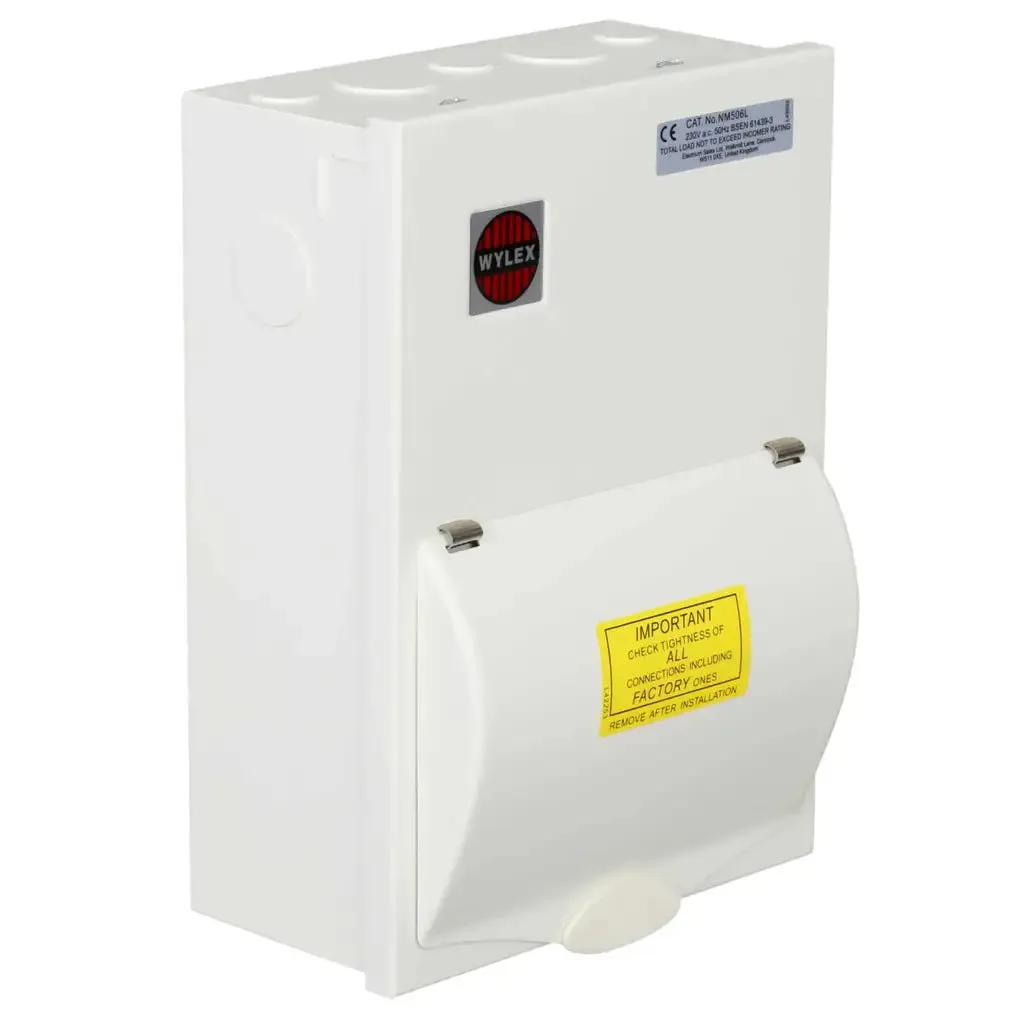 Wylex Metal 5 Way Consumer Unit 100A C/W/ SPD