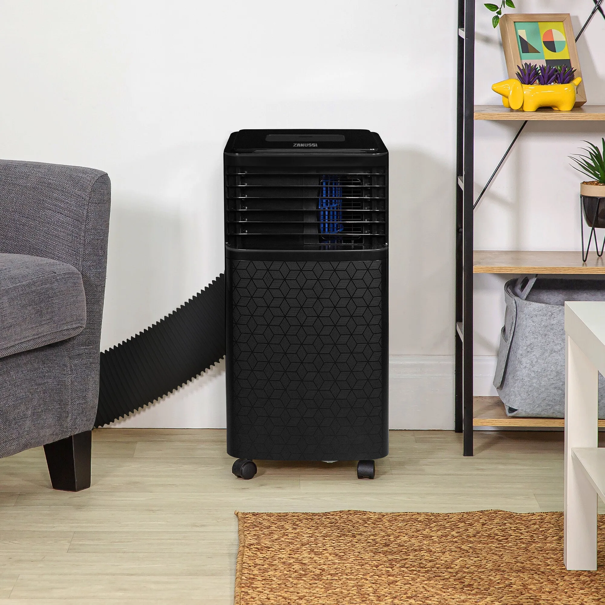 Zanussi Portable ZPAC7001B Air Conditioner, Dehumidifier & Air Cooler in Black