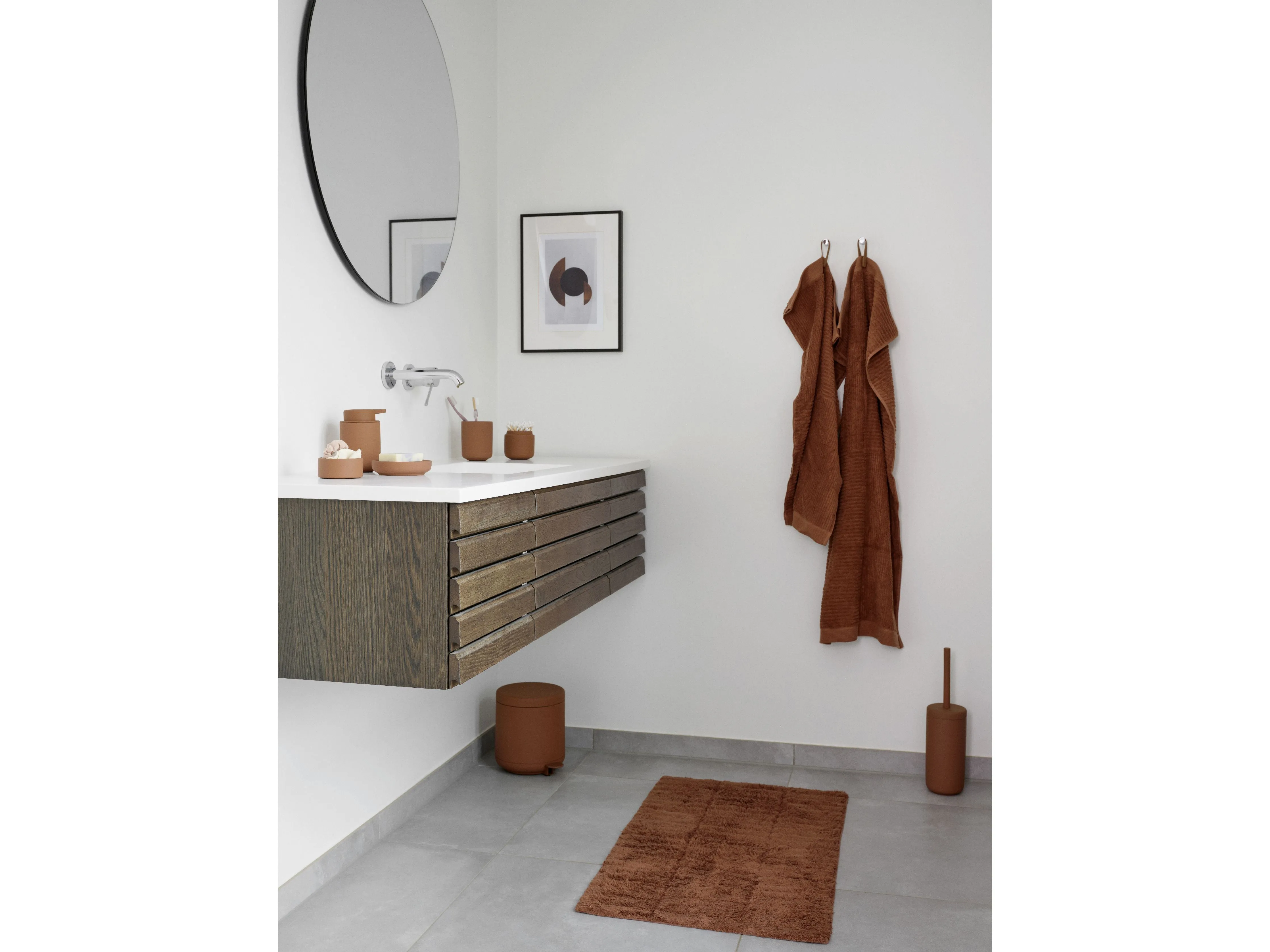 Zone Denmark Ume Pedal Bin 4 Liter, Terracotta